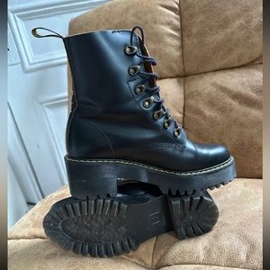Dr.Martens black heeled boot